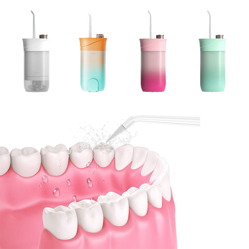 200ml Oral Irrigator Water Flosser Jet Portable Tooth Cleaner USB Rechargeable Teeth Whitening Irrigator Dental Cleaning Tools