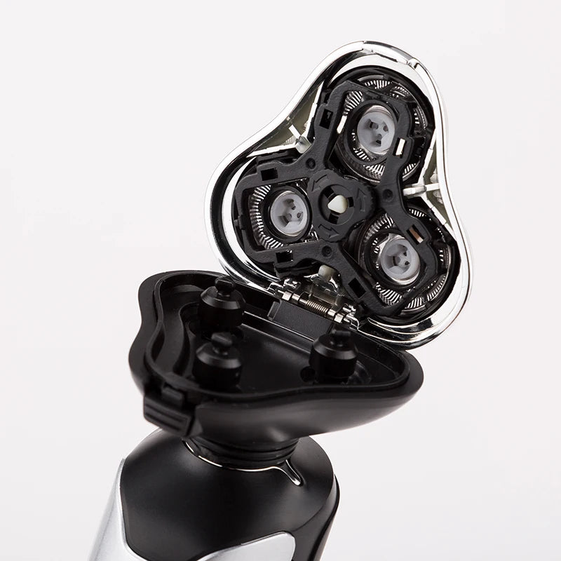 3D Electric Shaver Men Shaving Machine Nose Beard Hair Trimmer 4 in 1 Washable Rechargeable Razor Facial Cleansing Device