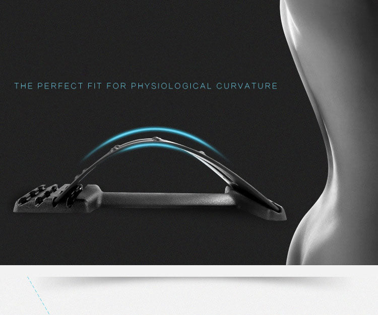 Magic Back Stretcher Lumbar Support Massage Device For Upper And Lower Back Pain Relief Chiropractic