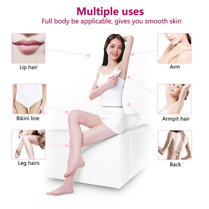 4 in 1 Multi-function Electric Epilator Lady Shaver Eyebrow Private Painless Hair Removal USB Recharge Shaving Machine