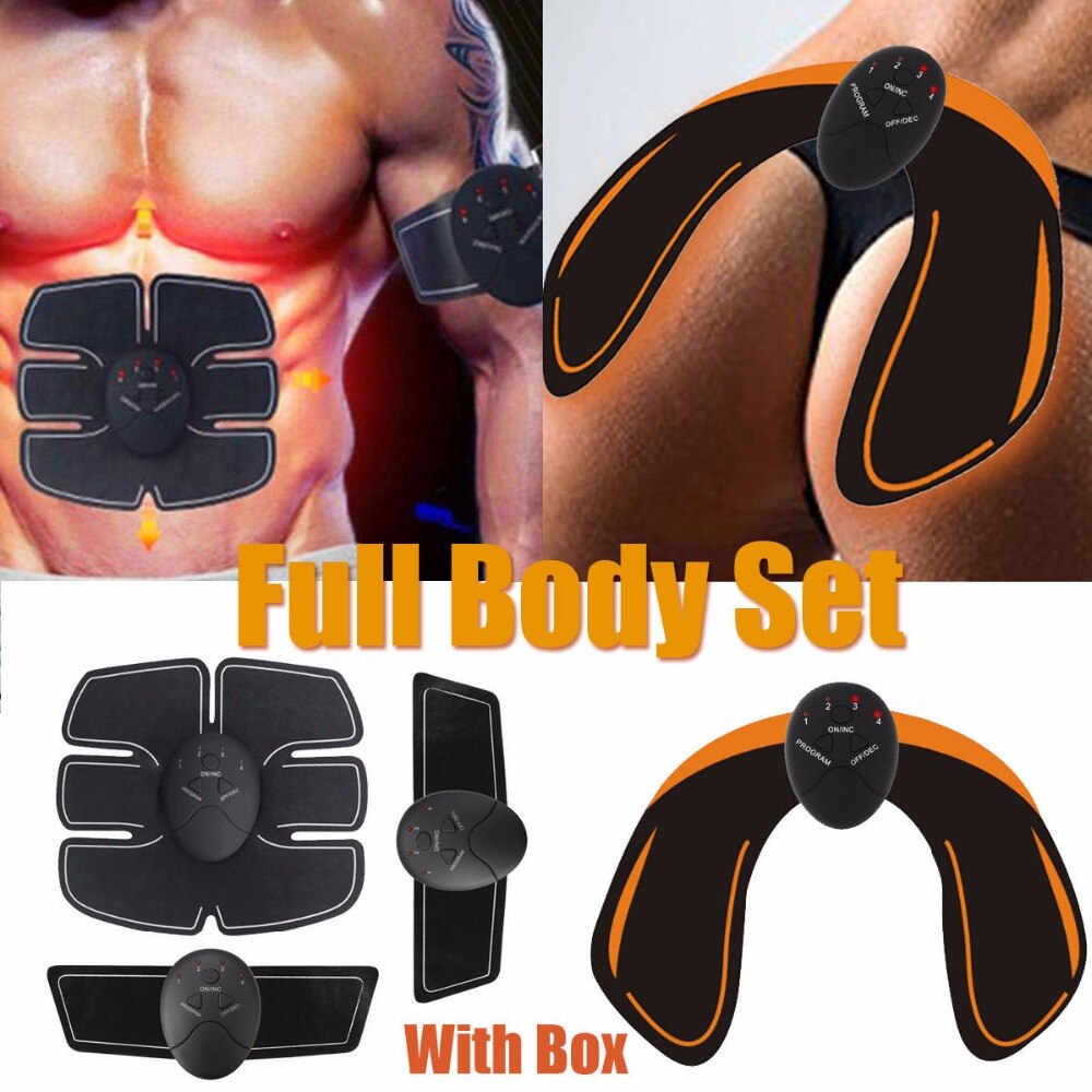 EMS Hip Trainer Muscle Stimulator ABS Fitness Lifting Buttock Abdominal Trainer Fitness Weight loss Body Slimming Massage
