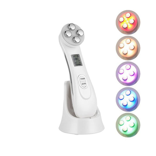Facial Electroporation RF Radio Frequency LED Photon Face Lifting Tighten Wrinkle Removal Face Massager
