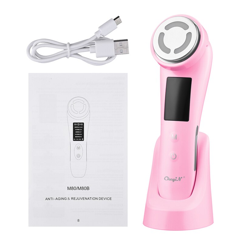 5 In 1 EMS Facial Beauty machine Skin Care Tool Electroporation Rejuvenation Women Face Care Anti Wrinkles