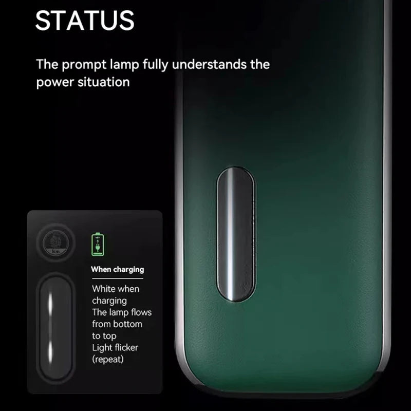 Professional Barber Hair Trimmer T-blade Dry-shaving and Fading Hair Clipper All-around Outlining Close-cutting Machine