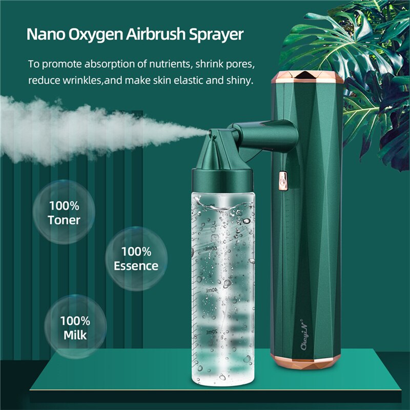 Mini Facial Nano vaporizer Air Compressor Face moisturizer Moisturizing Sprayer Spray Gun Oxygen Skin Care Face Steamer
