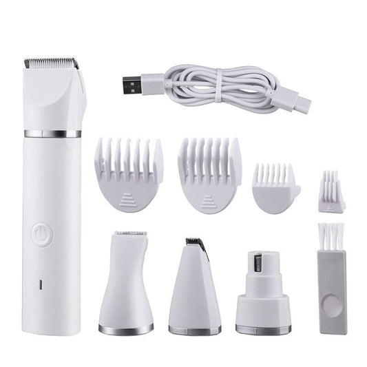 4 In 1 Multifunction Dog Hair Cutter Professional Pet Nail Polisher Electric Pet Cat Clipper Pets Haircut Shaver Mower