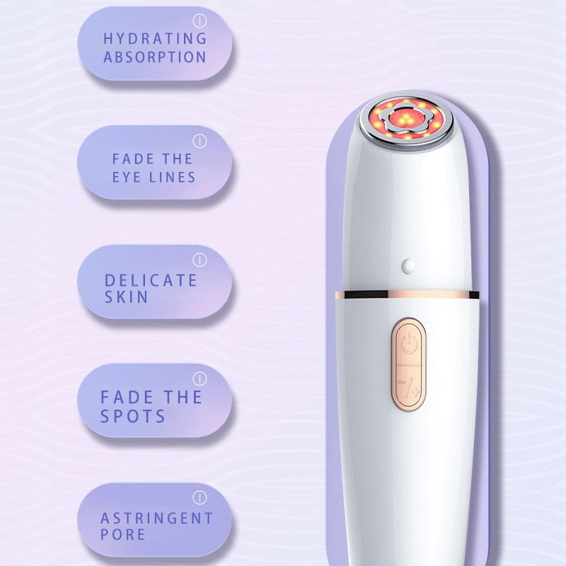 6 In 1 RF Face Massager Skin Rejuvenation Facial Lifting Beauty Vibration Wrinkle Removal Anti Aging Radio Frequency