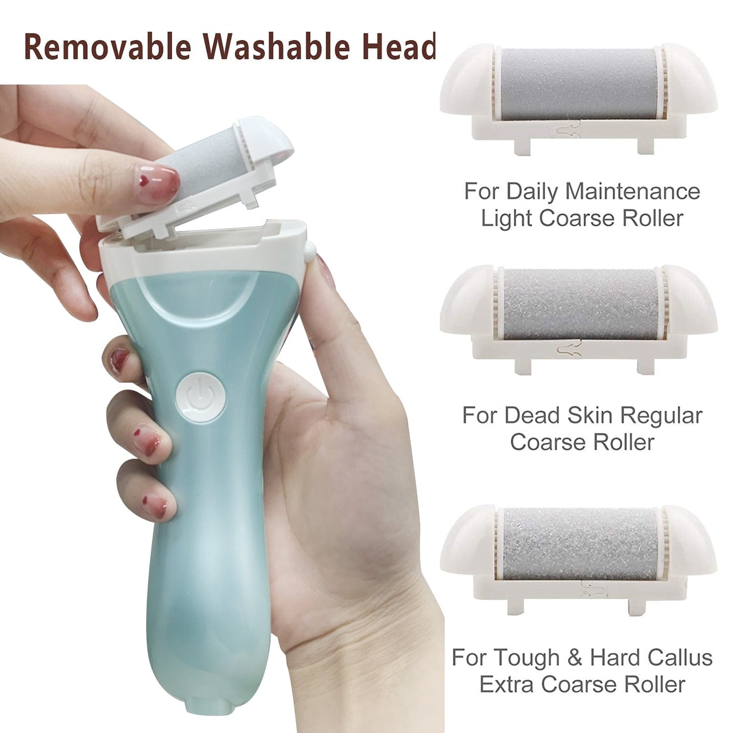 Charged Electric Foot File for Heels Grinding Pedicure Tools Professional Foot Care Tool Dead Hard Skin Callus Remover