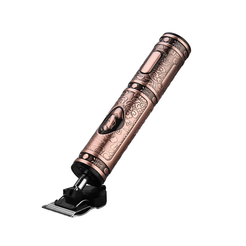 Electric Hair Clipper USB Rechargeable Men's Bread Trimmer 0Mm Bald Portable Haircut Steel Blade Cordless Shaver Hair Cutting