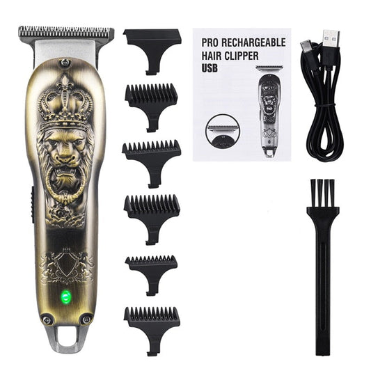 Hair Clipper Professional Electric Hair Trimmer Hair Beard Cutting Machine Rechargeable Cordless Cutting Machine Trimmer
