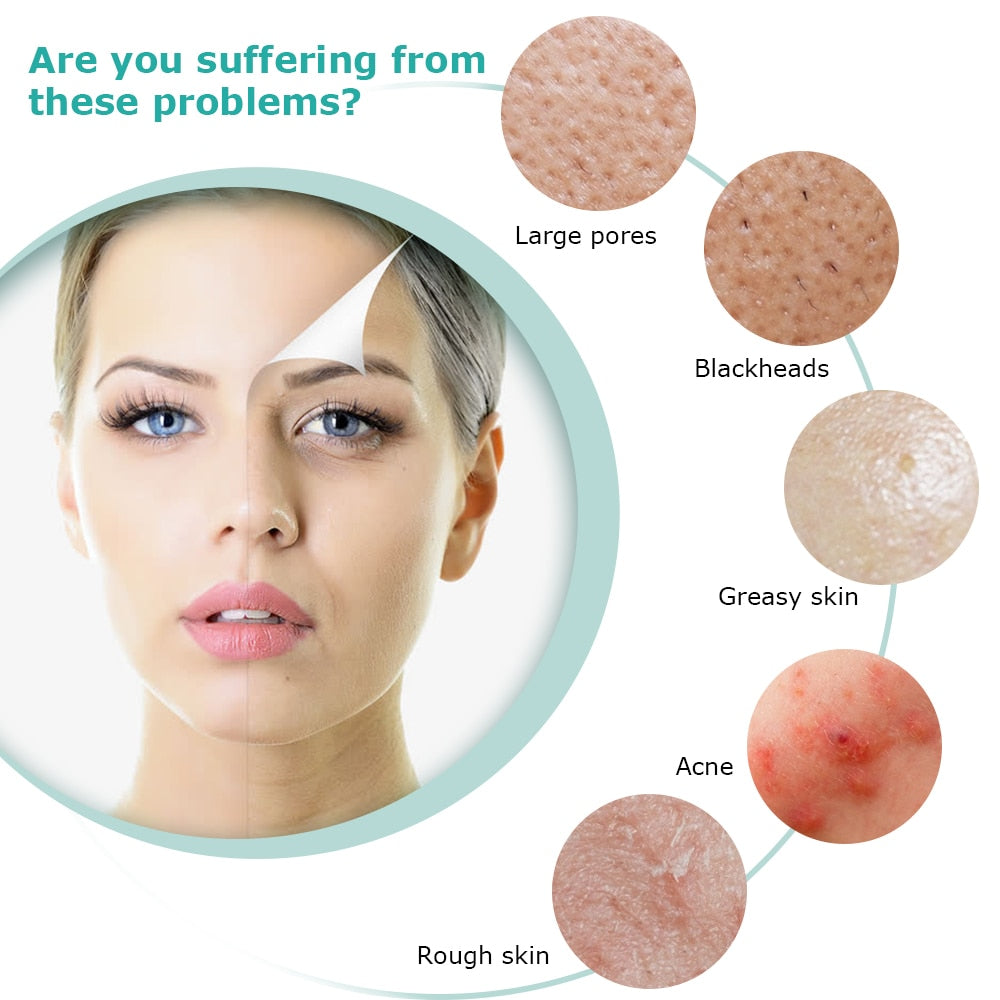 4 in 1 Electric Facial Cleanser Wash Face Cleaning Machine Skin Pore Cleaner Body Cleansing Massage Mini Beauty Massager Brush