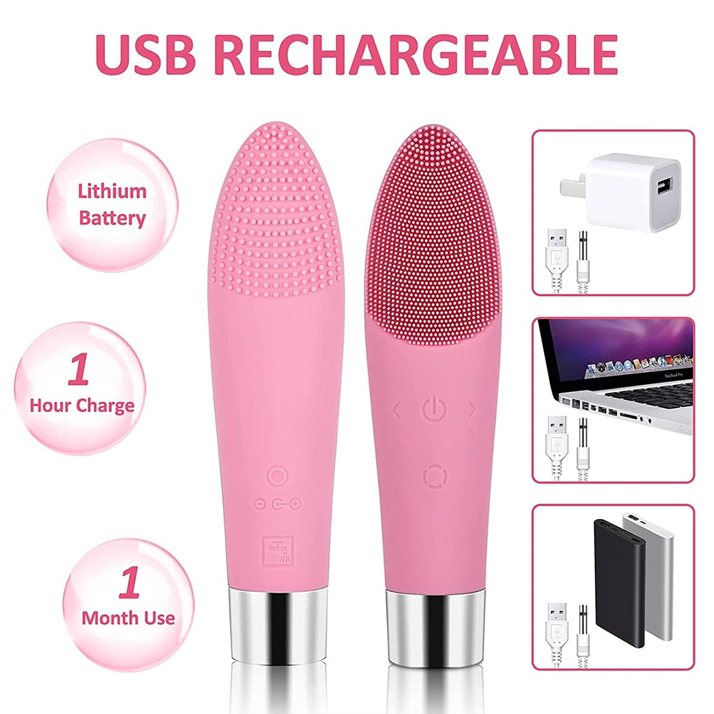 3 in 1 Ultrasonic Facial Cleansing Brush & Facial Hair Removal Epilator Face Lift Deep Cleansing Face Massager Skin Care Tools