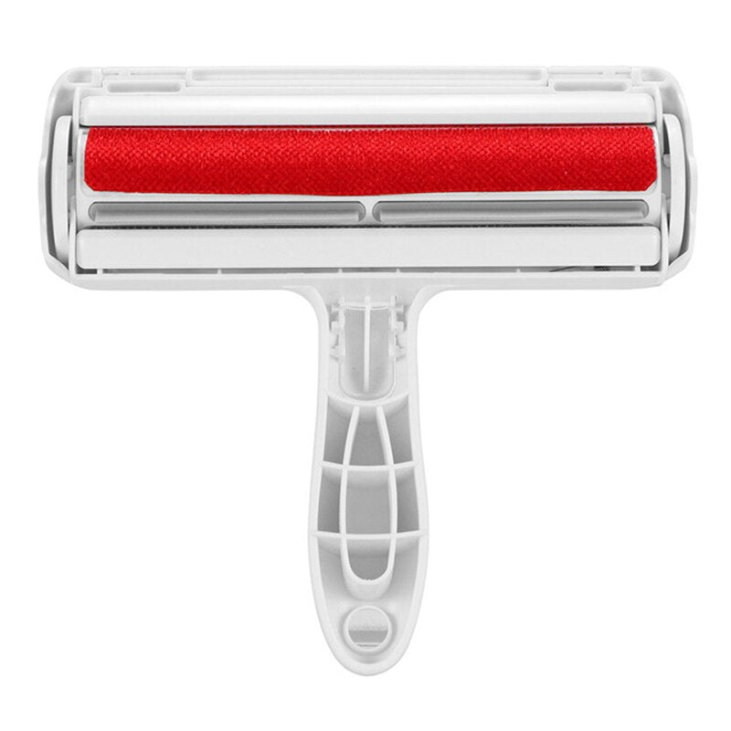 2-Way Remove Pet Hair Roller Dog Cat Hair Remover Brush Carpet Cleaning Brush Cat Lint Sticking Roller Carpet Cleaner Brushes