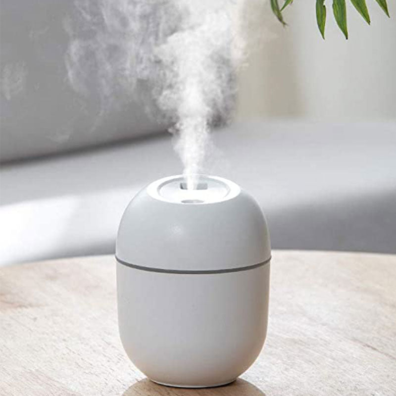 220ML Ultrasonic Mini Air Humidifier Aroma Essential Oil Diffuser USB Rechargeable Mist Maker Purifier LED Night Light Car Home