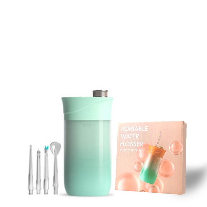 200ml Oral Irrigator Water Flosser Jet Portable Tooth Cleaner USB Rechargeable Teeth Whitening Irrigator Dental Cleaning Tools