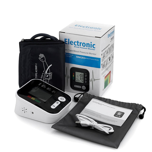 Automatic Digital Wrist Blood Pressure Monitor Sphygmomanometer Tonometer Tensiometer Heart Rate Pulse Meter BP Monitor