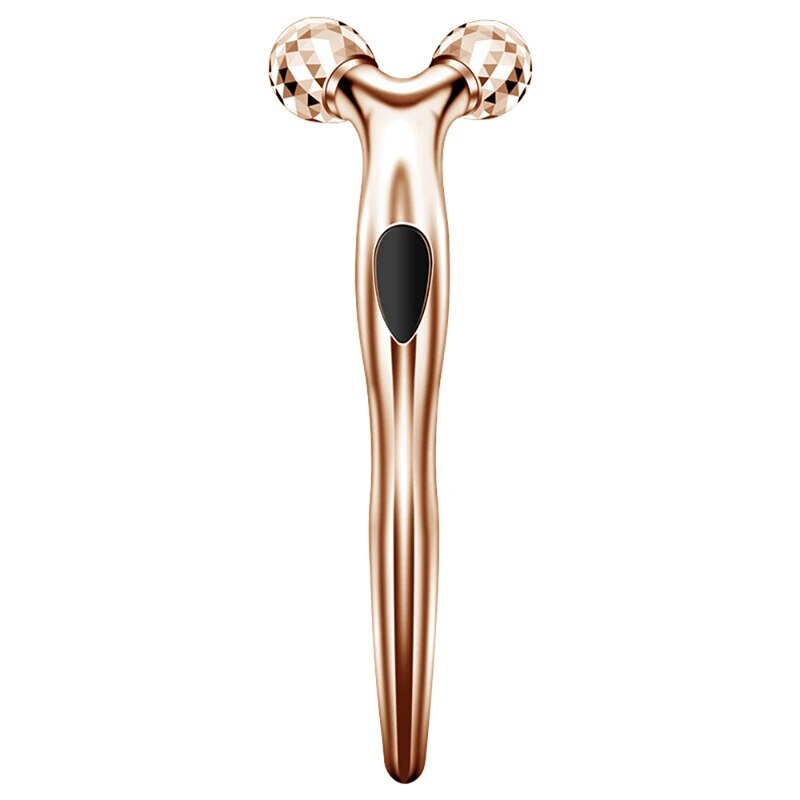3D Face lift Roller Massager Massage Instrument 360 Rotate Roller Massager Y Shape For Face Lifting Wrinkle Remover