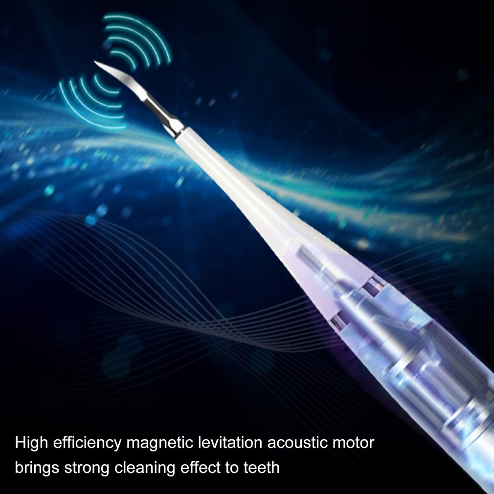 Electric Toothbrush Teeth Whiten Cleaning Tool Kit With 3 Brush Heads Remove Calculus Plaque Tartar Yellow Teeth Smoke Stains