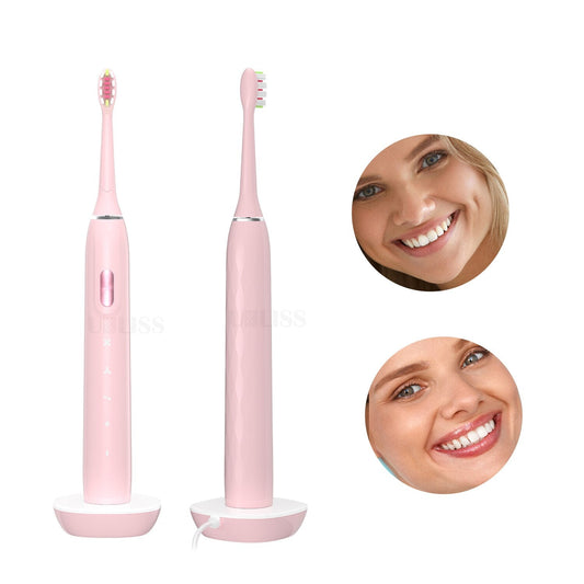 Newest Sonic Electric Toothbrushes Smart Rechargeable Whitening Toothbrush Acoustic Wave Waterproof Brush Head