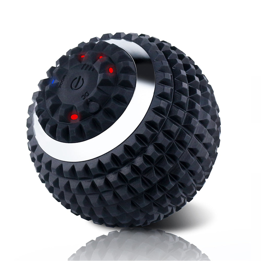 Electric Vibrating Massage Ball Sport Fitness Foot Pain Relief Plantar Facilities Reliever Gym Home Training Yoga Massager Ball