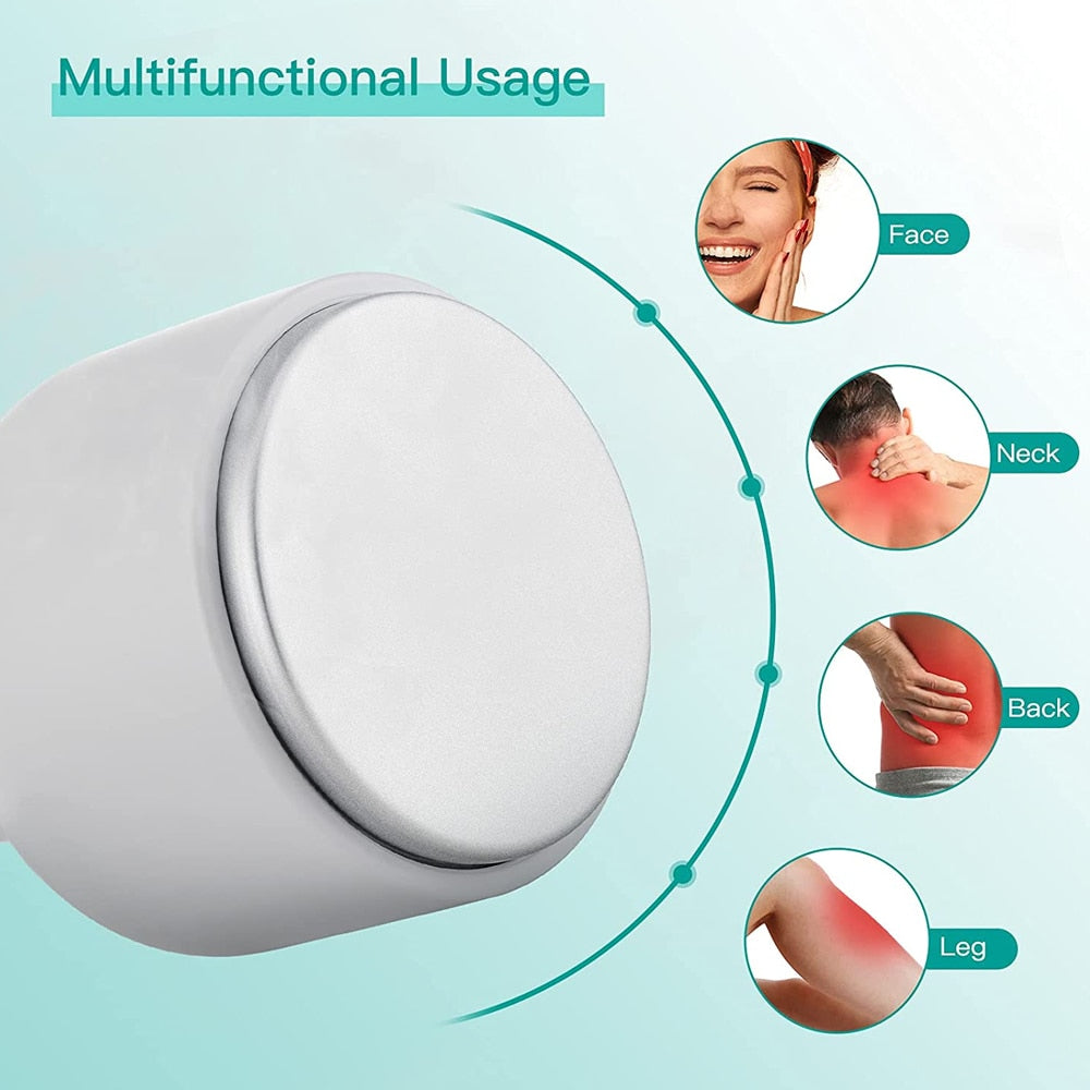 Face Cooling Massager Skin Face Roller Ball Ice Compress To Reduce Puffiness Skin Treatment Facial Cooler Beauty Health Tools