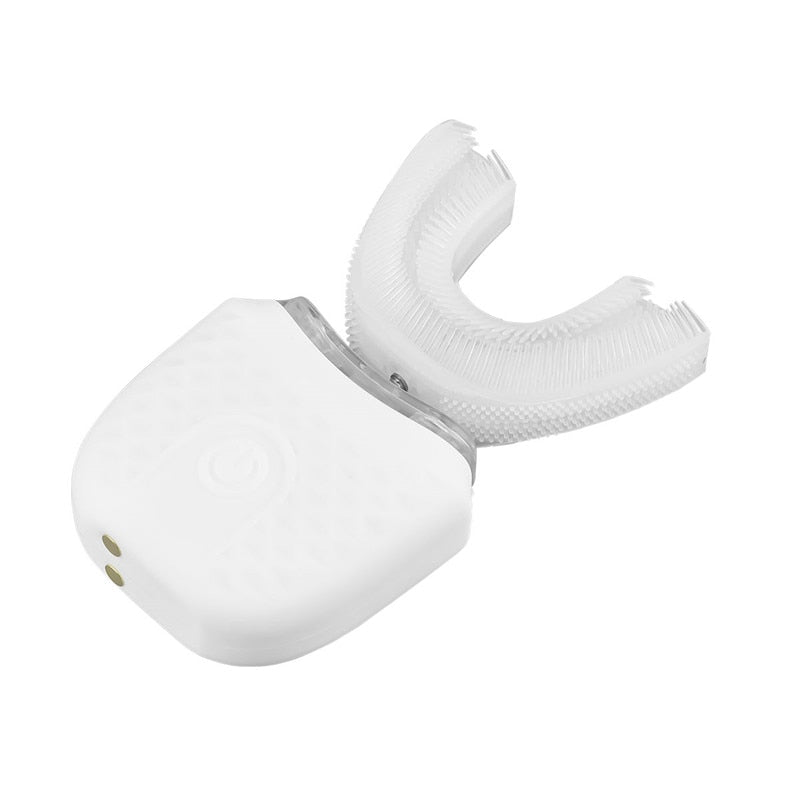 360 Degrees Automatic Electric Toothbrush Rechargeable Ultrasonic U-Type Blue light Tooth Whitening Toothbrush