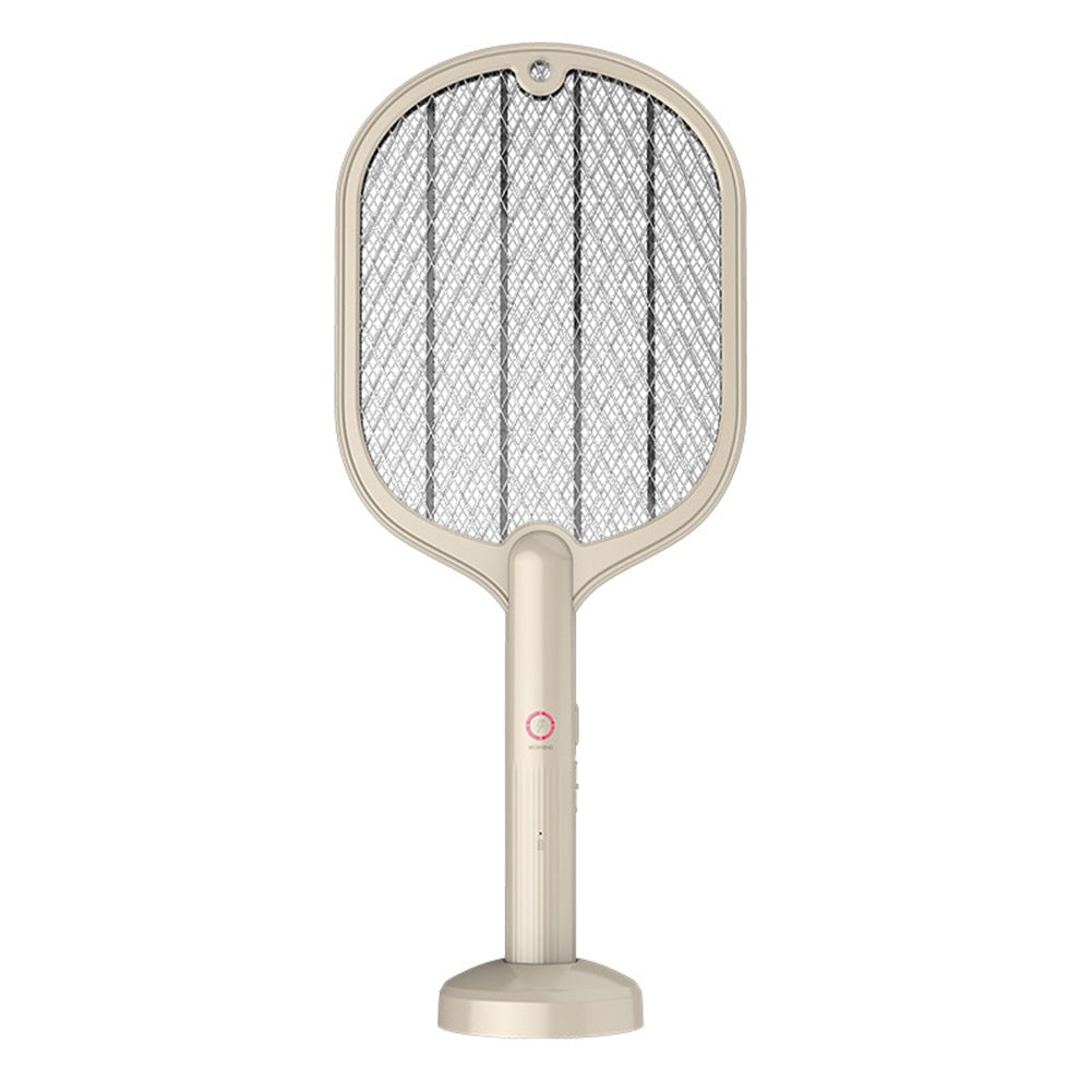 2 In 1 Electric Insect Racket Swatter USB Rechargeable Led Light Handheld Mosquito Killer For Smart Home