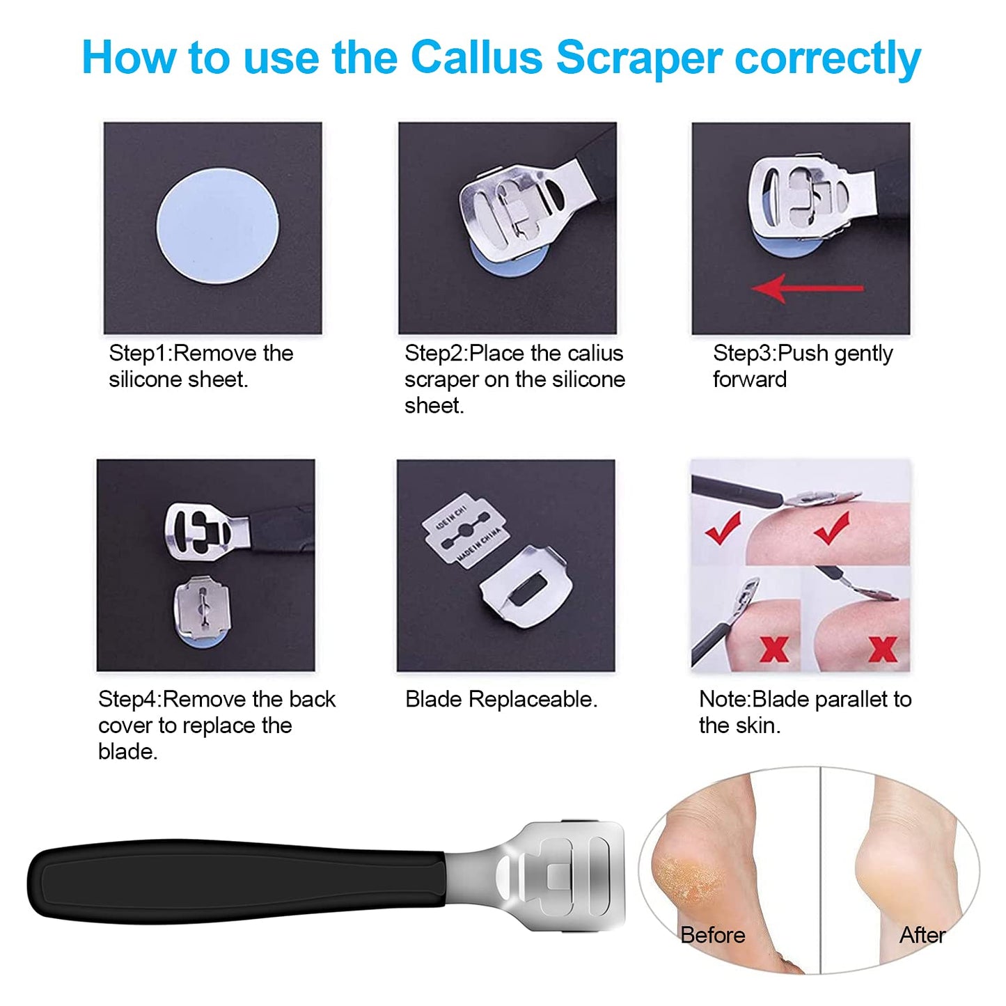 23 in 1 Professional Pedicure Tools Set Foot Care Scrubber Pedicure Kit Manicure Foot Nail Tools Supplies Set for Woman Man Feet