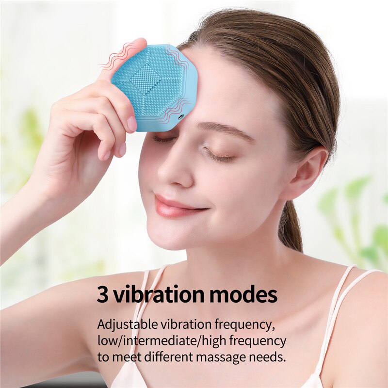 3 In 1 Electric Beauty Appliances Makeup Removing Cleansing Skin Care Beauty Instrument Color Light Beauty Device