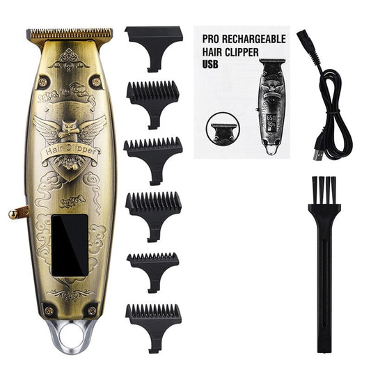 Chargeable Electric Hair Cutting Machine Hair Beard Clipper Men's Shaver Mute Trimmer Barber Professional hair Clipper