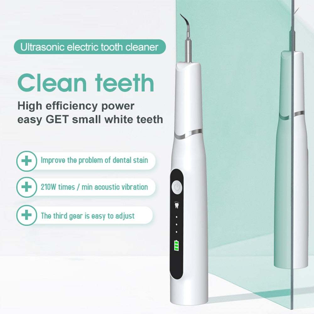 Electric Dental Calculus Remover Home Ultrasonic Portable Scaler Sonic Smoke Stains Tartar Plaque Teeth Whitening Cleaner Tools