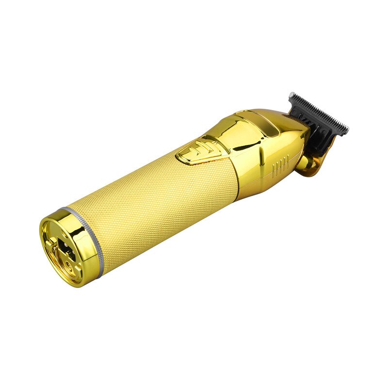 Electric Hair Trimmer Men's Haircut Clippers USB Rechargeable Blade Razor Powerful Beard Shaver Cordless Trimmer Cutting Machine (Gold)