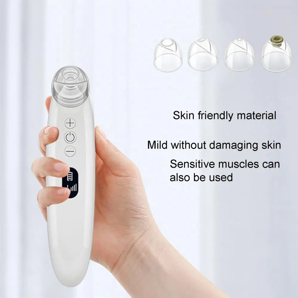 Blackhead Remover Pore Vacuum Cleaner Face Skin Care Sucker Rechargeable LCD Display Suction Spot Removal Tools Acne Remover