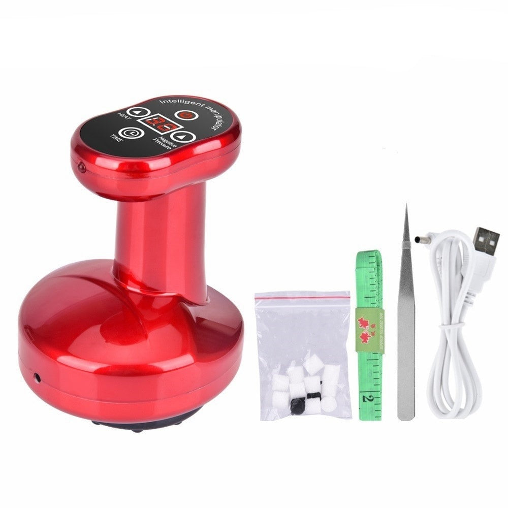 Electric Vacuum Cupping Body Massager Suction Scraping Cup Fat Removal Acupoint Detoxifies Guasha Massage Intensity 9 Levels