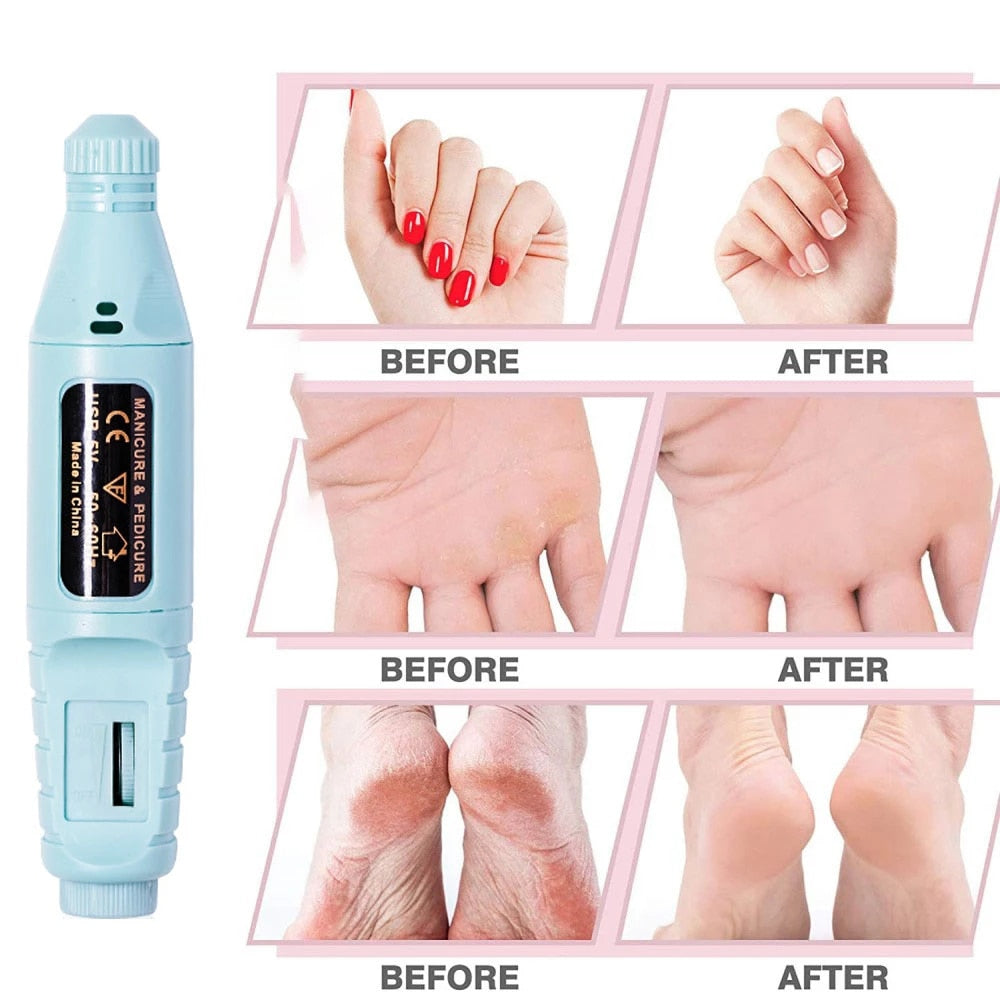 Electric Nail Drill Machine 20000RPM Professional Nail File Kit Cordless Milling Cutter Pedicure Manicure Tool Nail Salon