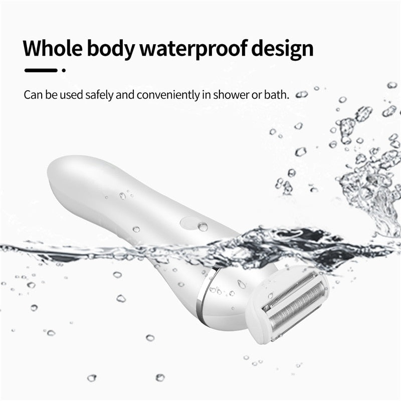 Electric Epilator Hair Shaving And Removal Female Facial Razor Skincare Trimmer For Women Facial Body Leg Electric Shaver