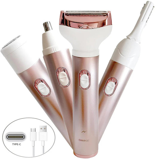 Women Razor Shaver Beauty Instrument Body Epilator Nose Hair Removal Machine Lady Shaver Eyebrow Trimming Knife