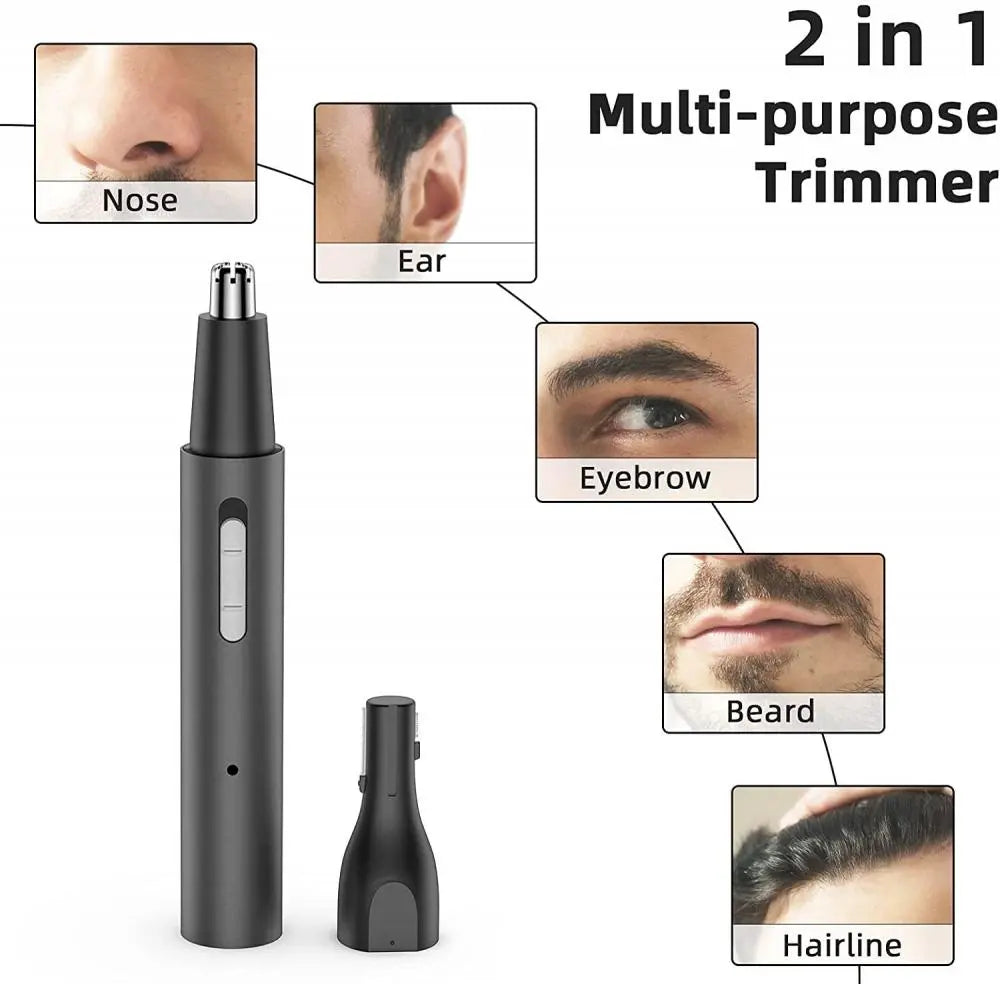 Electric Nose Ear Hair Trimmer for Men Painless Rechargeable Sideburns Eyebrows Beard Women 3in1 Hair Clipper Shaver Sets