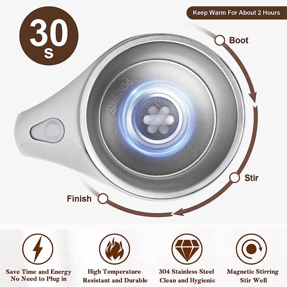 Automatic Stirring Mug Rechargeable Model Stirring Coffee Cup Electric Stirring Cup Lazy Milkshake Rotating Cup