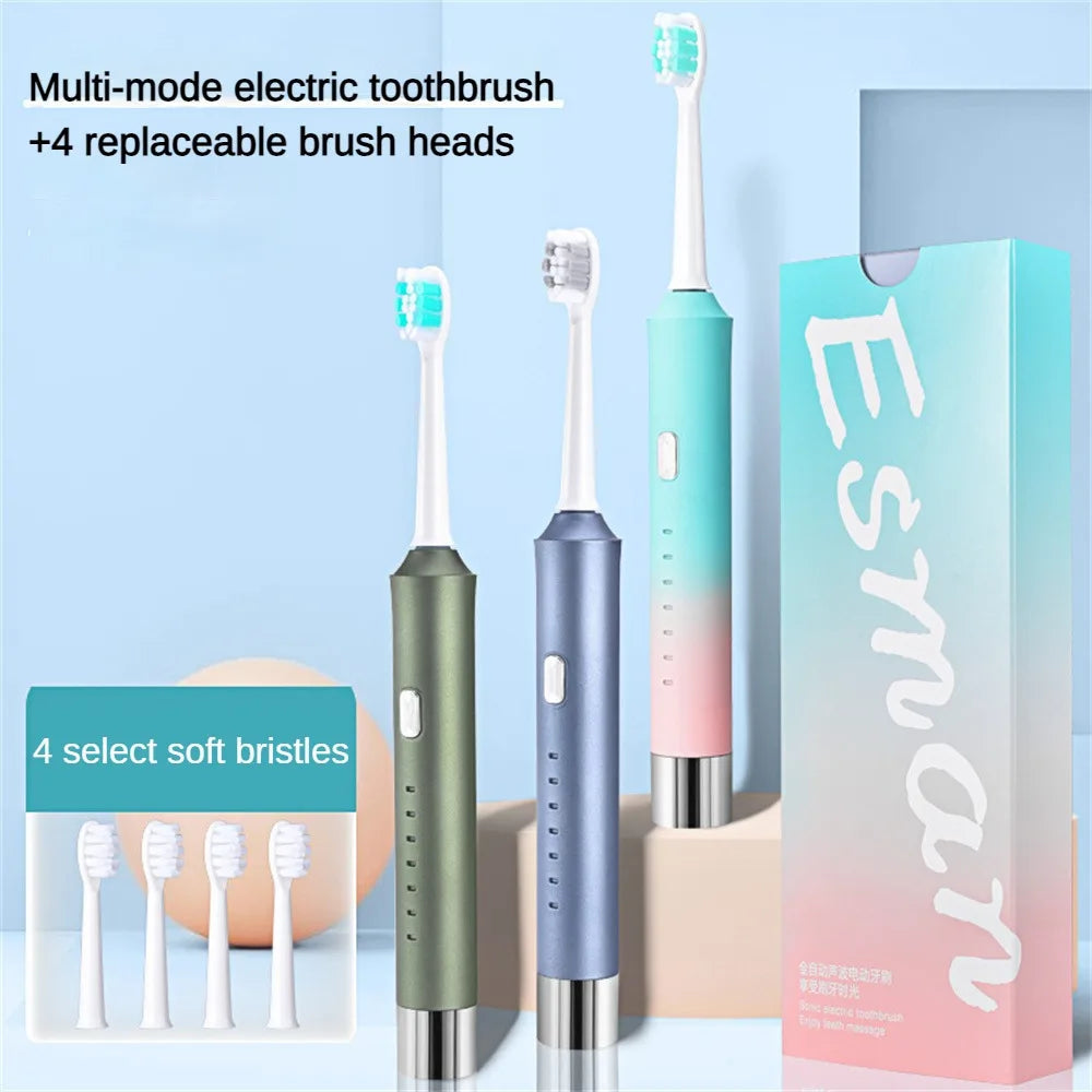 Sonic Toothbrush Anti-falling Cleaning Tools Cozy Toothbrush Clean Mouth Toiletries Intelligent Soft Bristle Toothbrush