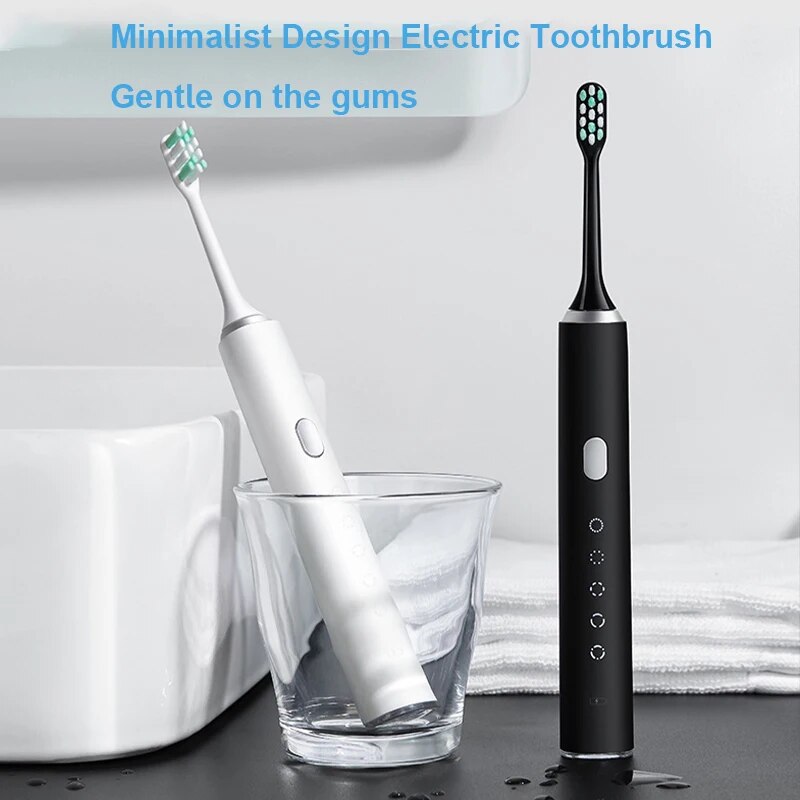 Ultrasonic Toothbrush Rechargeable Electric Toothbrush 2 Minutes Timer 5 Modes Cleaning Maglev Dental Brushes Bathroom Items