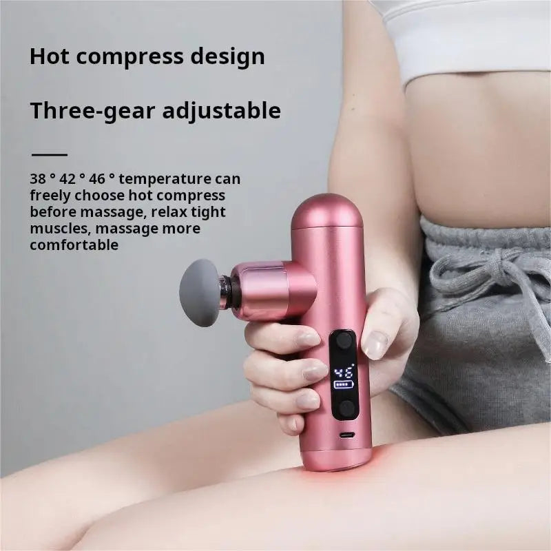 Aluminum Housing Massage Gun Brushless Big Force Massage Machine Deep Tissues Fascia Machine Gun Muscle Electric Massager