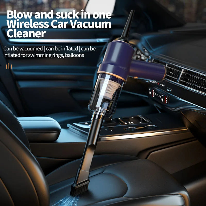 Car mounted vacuum Cleaner Wireless Mini Car Wireless Strong Suction Portable Handheld Cleaning Machine Home Appliance
