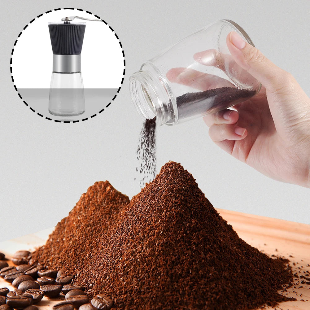 Small Coffee Powder Grinder Adjustable Coarse Fine Coffee Powder Maker For Kitchen