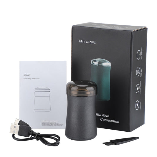 Pocket Size Electric Razor Washable Electric Shaver Rechargeable Shaving Machine for Men Wet-Dry Dual Use Mini Beard Razor