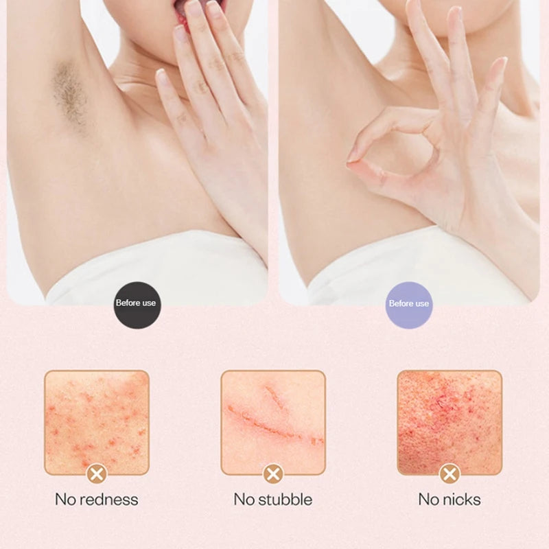 Bikini Trimmer For Women Painless Ladies Hair Removal 2 In 1 Wet & Dry Lady Shaver