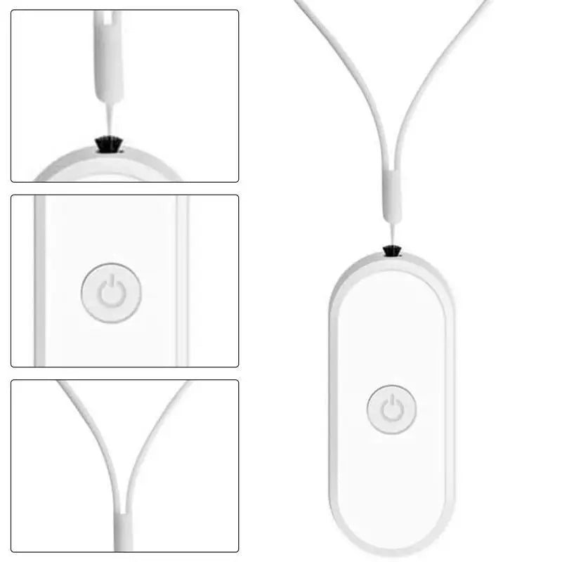 Personal Air Purifier Necklace Negative Ion Generator Necklace No Static Electricity For Car Airplane Office Bedroom And Travel