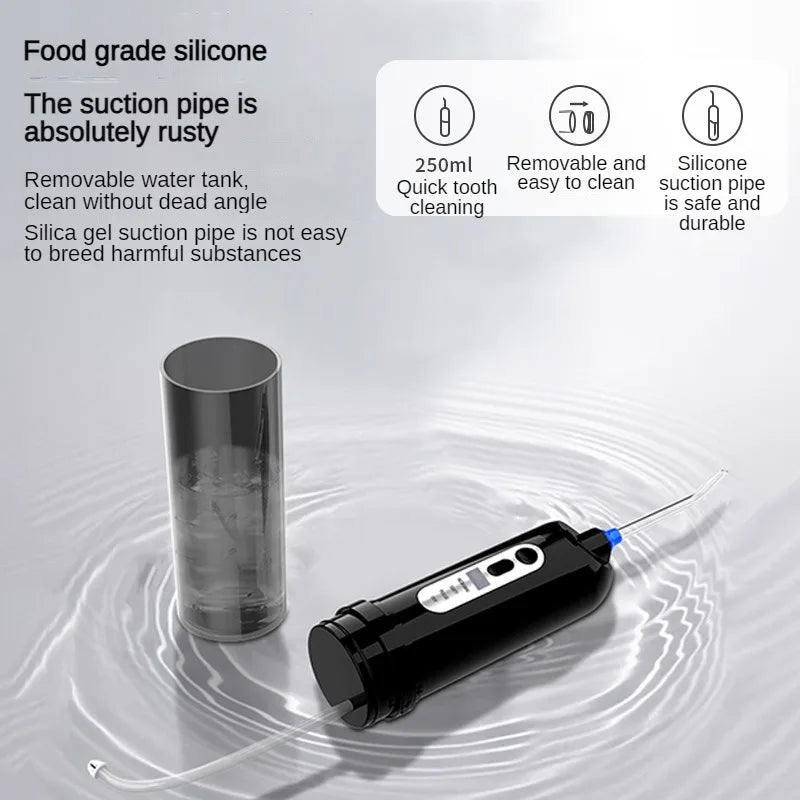 Ultraviolet Sterilisation Oral Irrigator Electric Portable Dental Water Flosser Teeth Cleaning Intelligent IPX7 Waterproof 250ml