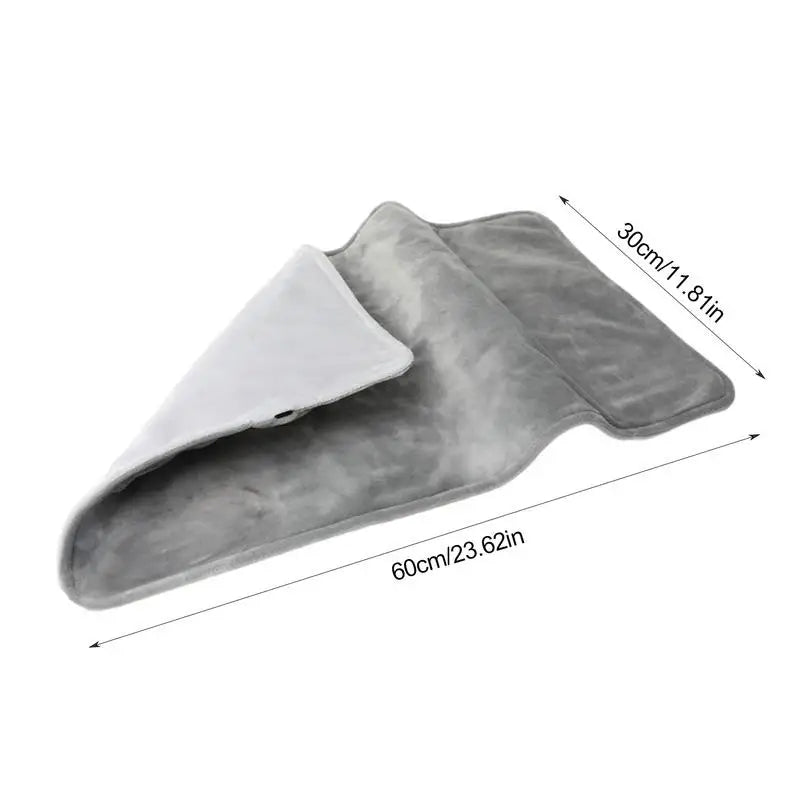 Portable Heated Blanket 10W Super Soft Fast Heating Electric Plush Throw Breathable Machine Washable  Heating Pad Cushion