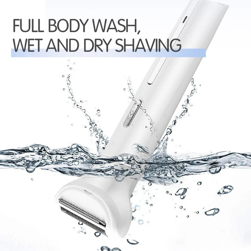 Facial Hair Removal for Women 5 in 1 Electric Razor for Bikini Trimmer Kit for Face Eyebrow Nose Legs and Rechargeable Portable